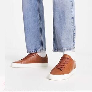 Men’s Royal Class Dress Sneaker Brown Sz 10